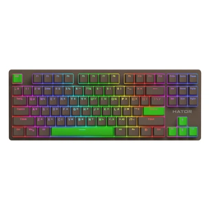 Клавіатура Hator Rockfall 2 Autograph Edition Mecha TKL Aurum Choco USB Choco (HTK-527) зображення 1