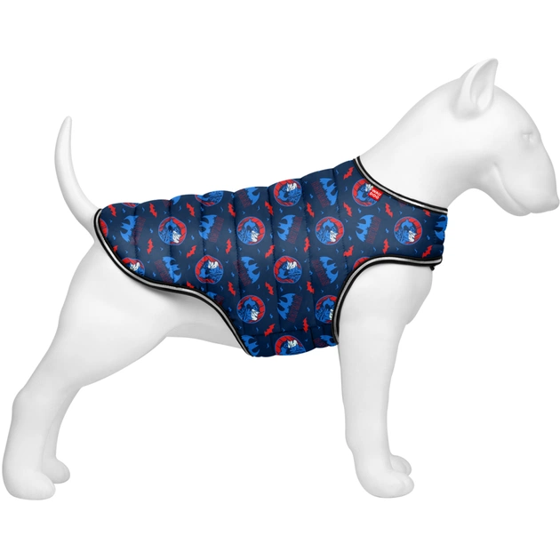 Курточка для тварин WAUDOG Clothes "Бетмен червоно-блакитний" M (504-4003) - зображення 1