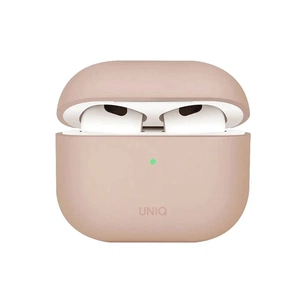 Чохол для навушників Uniq Lino AirPods 4 Silicone Pink Blush (8886463691380) picture 1