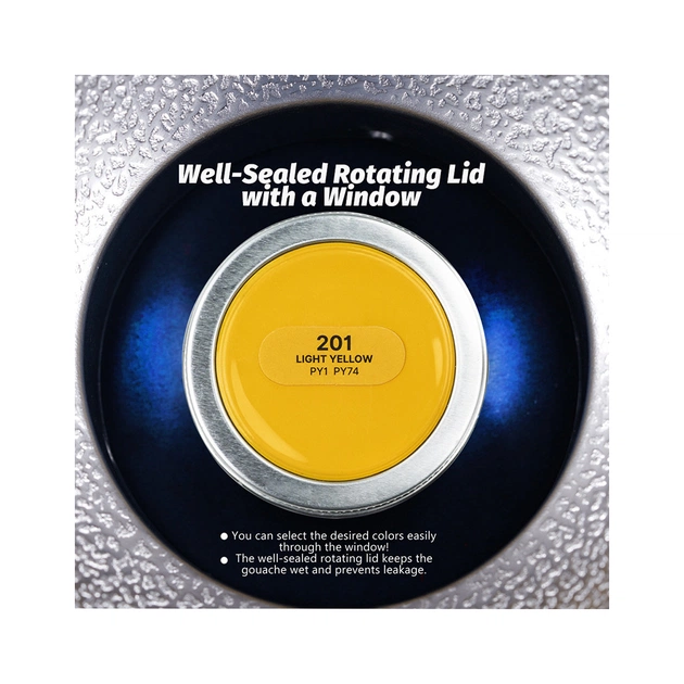 Гуашеві фарби Arrtx 9A 9 кольорів (LC302819) - зображення 5