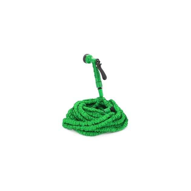 Поливочный шланг Voltronic 15-45м/150ft + распылитель, насадка на кран, Blue/Green, Box (Garden hose 15-45) - изображение 3