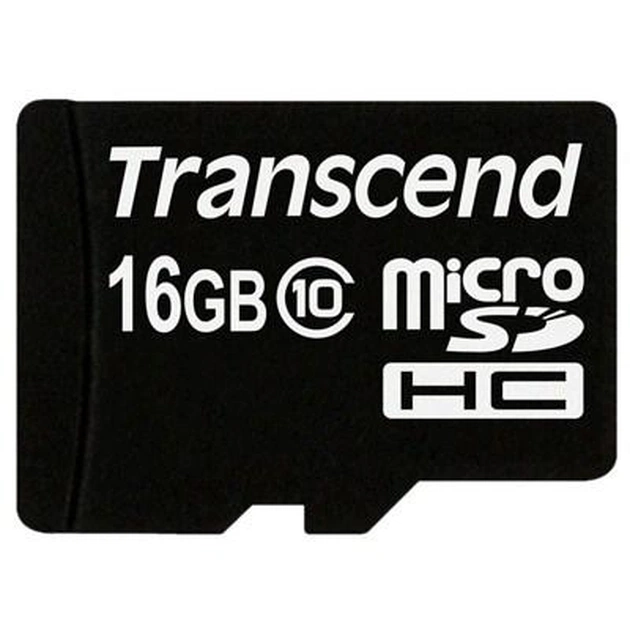 Карта пам'яті Transcend 16Gb microSDHC class 10 (TS16GUSDC10) - зображення 1