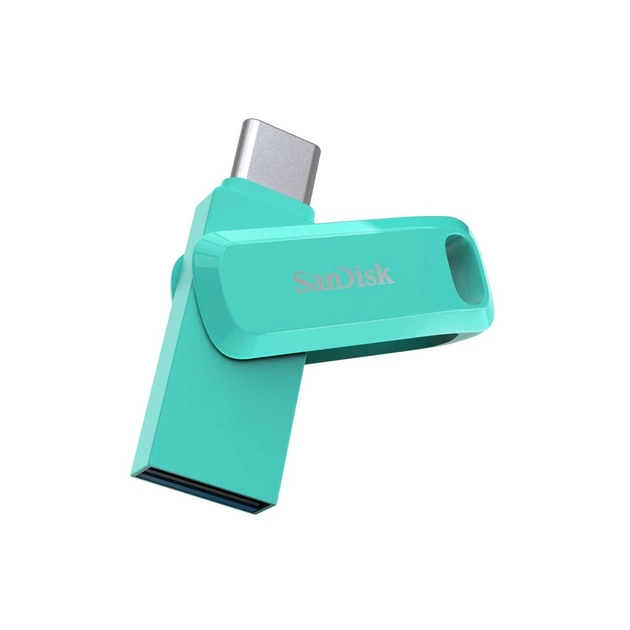 USB флеш накопичувач SanDisk 128GB Ultra Dual Drive Go USB 3.1/Type C Green (SDDDC3-128G-G46G) - изображение 1