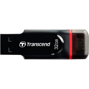 USB флеш накопичувач Transcend JetFlash 340 USB 2.0 On-The-Go (TS32GJF340) зображення 1