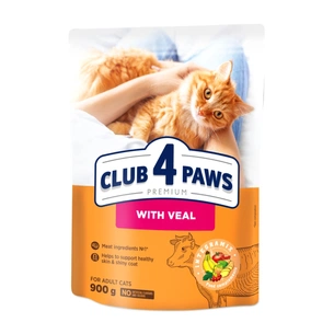 Сухий корм для кішок Club 4 Paws з телятиною 900 г (4820269140196) зображення 1