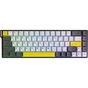 Клавіатура Ajazz AK680 V2 Ice Island Magnetic Switch USB UA Black/Gray/Yellow (AK680-V2-I-BGY) - зменшене зображення 1