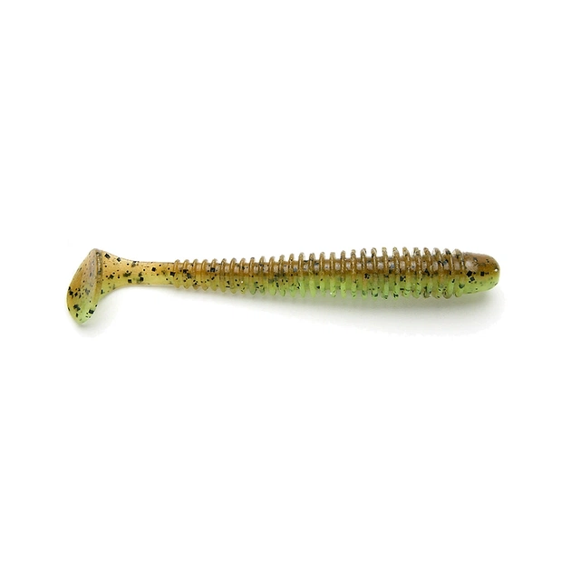 Силікон рибальський Keitech Swing Impact 4.5" 401 Green Pumpkin / Chartreuse (1551.06.17) - изображение 1