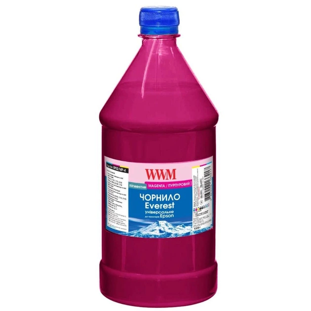 Чернила WWM EVEREST для Epson 1000г Magenta Pigment (EP02/MP-4) - изображение 1