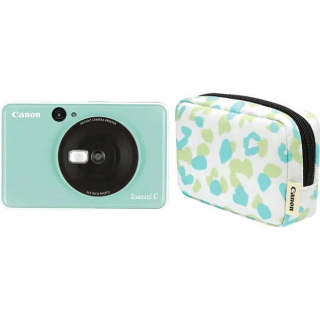 Камера миттєвого друку Canon Zoemini C Mint Green Essential Kit (3884C011) - зображення 1