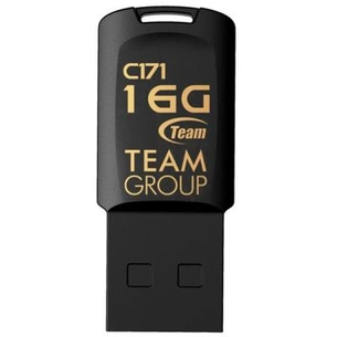 USB флеш накопичувач Team 16GB C171 Black USB 2.0 (TC17116GB01) зображення 1