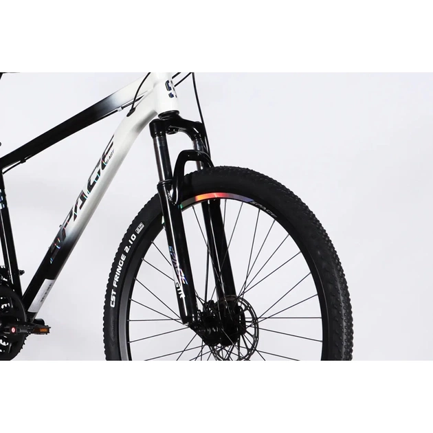 Велосипед Space 27.5" MARS DD FR рама-17" ST 2026 чорний з білим (OPS-SP-27.5-070) - зображення 4