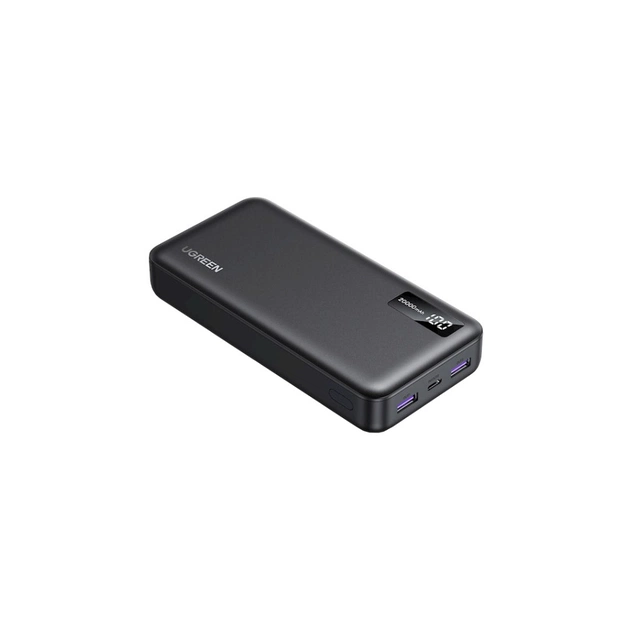 Батарея універсальна Ugreen 20000mAh 22,5W PD, 2хUSB-A, 2xUSB-C Black (PB312) (25683) - picture 3