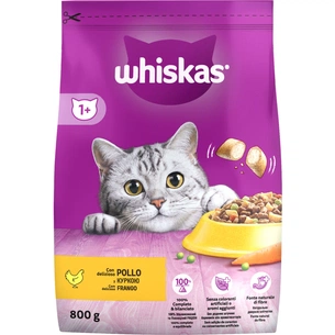 Сухий корм для кішок Whiskas з куркою 800 г (5998749144367) зображення 1