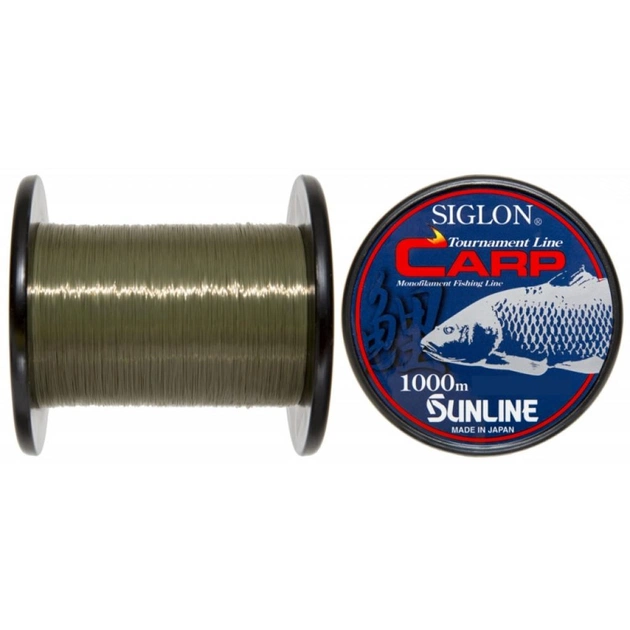 Волосінь Sunline SIGLON CARP 1000м (зелена) 0.41мм 11кг (1658.03.09) - изображение 1