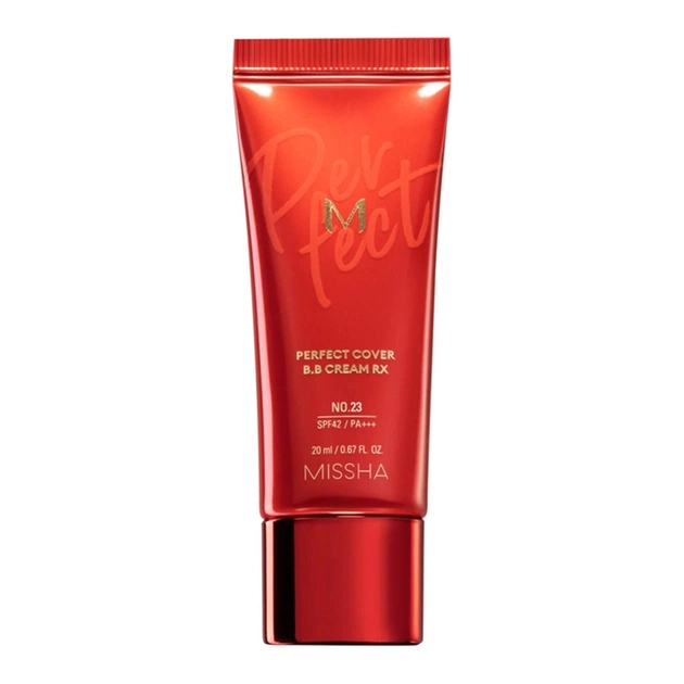 BB-крем Missha M Perfect Cover BB Cream RX SPF42/PA+++ 23 - Natural Beige (8809643533485) - picture 1