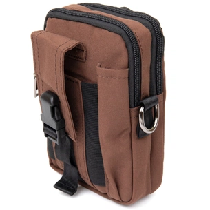 Сумка Vintage На пояс нейлон Коричнева (20648) зображення 1