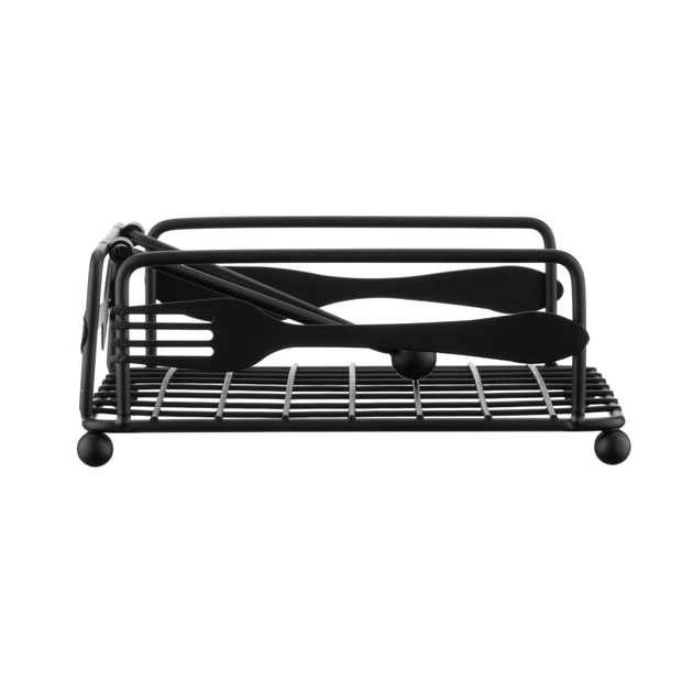 Серветниця Ardesto Midori 18х18х7см, метал, чорний (AR0906B) - picture 4