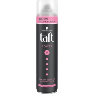 Лак для волосся Taft Power Ніжність кашеміру Мегафіксація 5 400 мл (4015001003451) изображение 1
