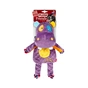 Іграшка для собак GiGwi Plush Бегемот з мотузками та пищалкою 34 см (2255) - зменшене зображення 2