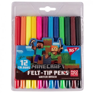 Фломастери Yes Minecraft 12 кольорів (650544) зображення 1