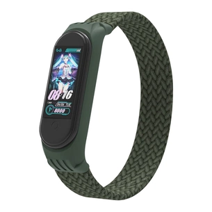 Ремінець до фітнес браслета Armorstandart Braided Solo Loop для Xiaomi Mi Band 4/5/6 Khaki size S (ARM59180) зображення 1