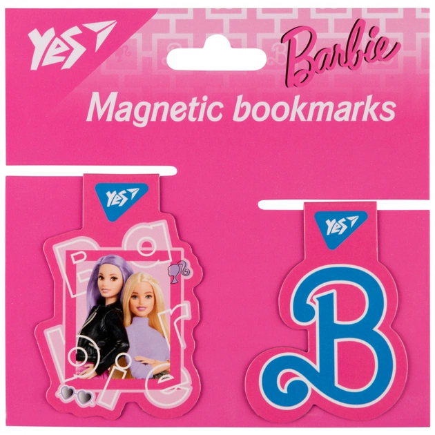 Закладки для книг Yes магнітні Barbie friends, 2шт (708109) - picture 1
