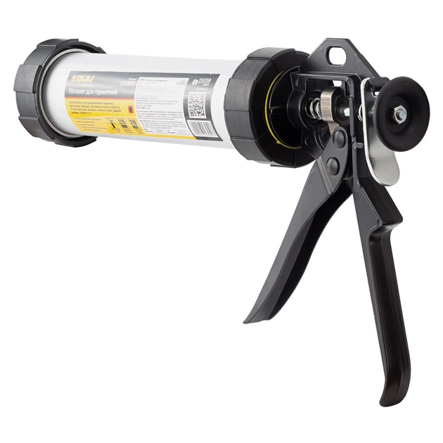 Пістолет для герметика Sigma 225мм 310мл алюмінієва туба (2723051) - picture 4