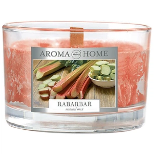 Ароматична свічка Aroma Home Unique Fragrances Rabarbar 115 г (5902846836674) зображення 1