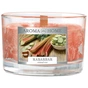 Ароматична свічка Aroma Home Unique Fragrances Rabarbar 115 г (5902846836674) - зменшене зображення 1