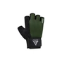 Рукавички для фітнесу RDX W1 Half Army Green Plus XL (WGA-W1HA-XL+) - зменшене зображення 3