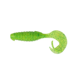 Силікон рибальський Keitech Flapper Grub 4" (7 шт/упак) ц:424 lime chartreuse (1551.09.52) зображення 1