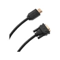 Кабель мультимедійний HDMI to DVI 3.0m 24M 4K60HZ HP (DHC-HD05-03M) - зменшене зображення 2