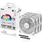 Кулер до корпусу ASUS TUF GAMING TR120 FAN ARGB REVERSE WHITE (90DA00D3-B09020) - зменшене зображення 12