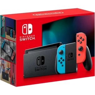 Ігрова консоль Nintendo Switch V2 HAC-001(01) Red & Blue_JP изображение 1