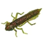 Силікон рибальський FishUP Dragonfly 0.75" 019 - Motor Oil/Red (12шт/уп) (1864.14.66) - зменшене зображення 1