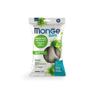Ласощі для собак Monge Gift Dog Dental Star All breeds з хлорелою та перцевою м'ятою (веган) 210 г (8009470085656) зображення 1