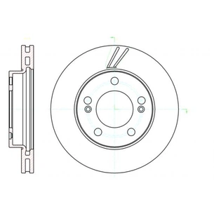 Гальмівний диск REMSA 61040.10 зображення 1