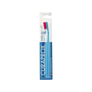 Зубна щітка Curaprox CS 5460 Ultra Soft Ультрам'яка D 0.10 мм Синя з рожевою щетиною (CS 5460-25) зображення 1
