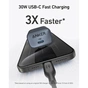 Зарядний пристрій Anker PowerPort 511 Nano IV 30W USB-C Black (A2337G11) - зменшене зображення 2