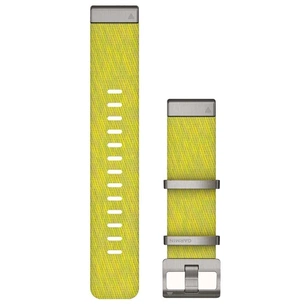 Ремінець до смарт-годинника Garmin MARQ, QuickFit 22m, Jacquard Weave Nylon Strap, Yel/Green (010-12738-23) зображення 1