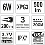 Ліхтар Yato YT-08568 - зменшене зображення 7