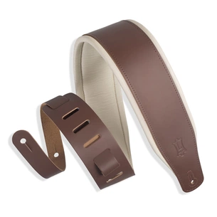 Ремінь для гітари Levy's Classics Series Padded Two-Tone Guitar Strap (Brown, Cream) (M26PD-BRN_CRM) изображение 1
