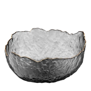 Салатник Ardesto Bell 19.5см, скло, сірий (AR5007) зображення 1