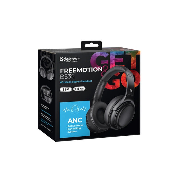 Наушники Defender FreeMotion B535 Bluetooth Black (63535) - изображение 12