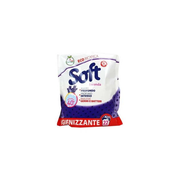 Пральний порошок Soft Lavanda Універсальний з активним киснем 1.1 кг (8003640015535) - зображення 1