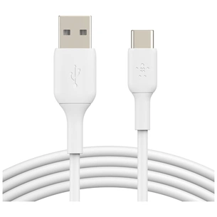 Дата кабель USB 2.0 AM to USB-C 1.0m PVC white Belkin (CAB001BT1MWH) зображення 1