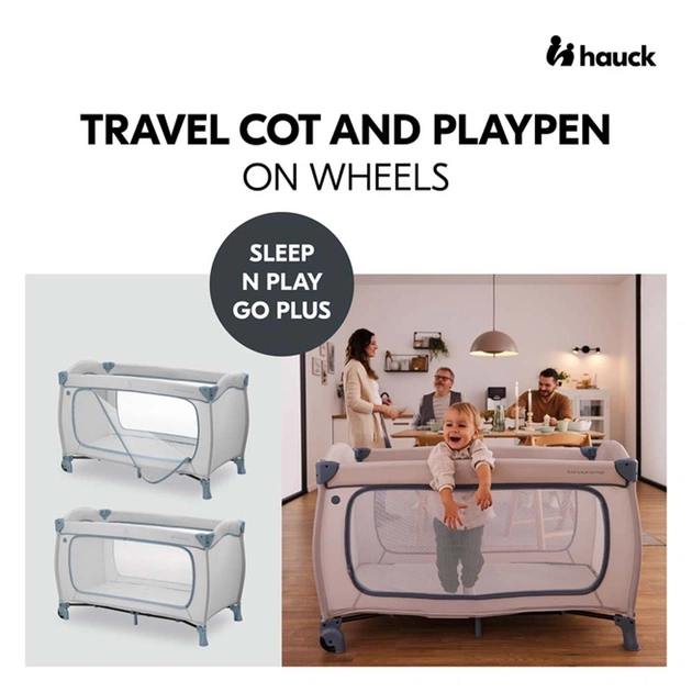 Дитячий манеж Hauck Sleep N Play Go Plus Dusty Cork (60090-0) - зображення 4