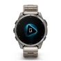 Смарт-годинник Garmin fenix 8 47mm, AMOLED, Saph, Ti/Bare/Graphite w/TiBand,Excl, GPS (010-02904-40) - зменшене зображення 2
