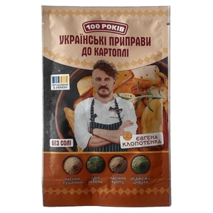 Приправа 100 РОКІВ До картоплі 30 г (4820285620177) зображення 1