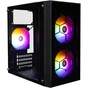 Корпус 1stPlayer X1-BK-3F1-PS-600FK-EU Black 600W - зменшене зображення 1